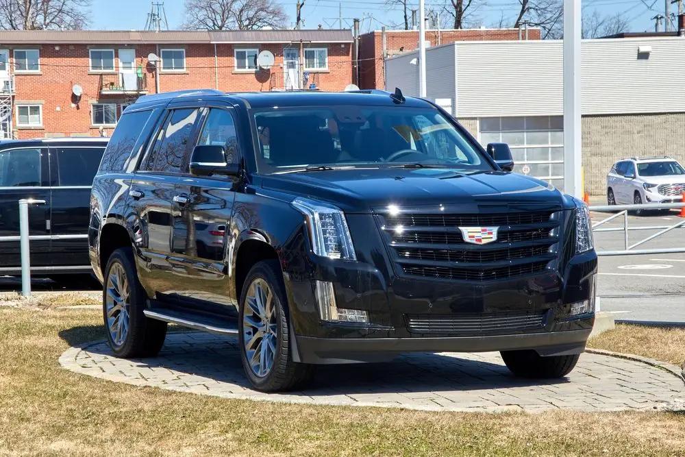 Black luxury SUV, representative image